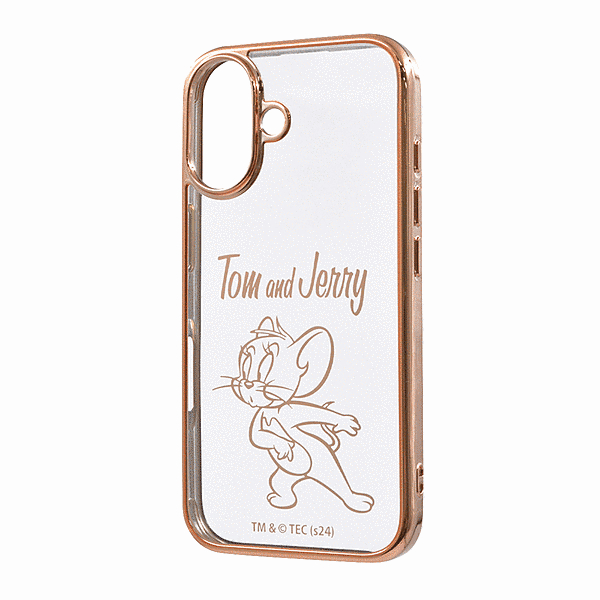 衝撃吸収 バンパー メタリック ハイブリッドケース/トムとジェリー/ジェリー_メタリック