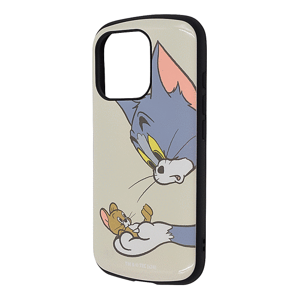 超! 保護ケース MiA 衝撃吸収 バンパー ハイブリッドケース/トムとジェリー_キャッチ