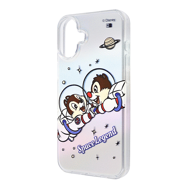 ぴかてる 衝撃吸収 バンパー TPUソフトケース/チップ&デールと宇宙