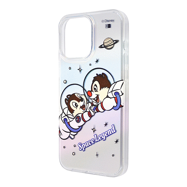 ぴかてる 衝撃吸収 バンパー TPUソフトケース/チップ&デールと宇宙