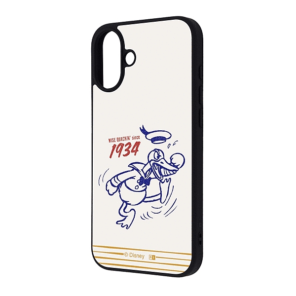 maru 衝撃吸収 バンパー ハイブリッドケース/ドナルド_ビンテージ1