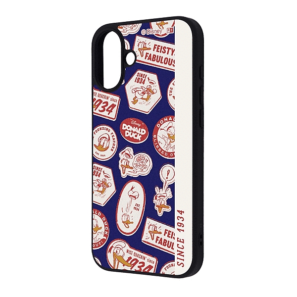 maru 衝撃吸収 バンパー ハイブリッドケース/ドナルド_ビンテージ2