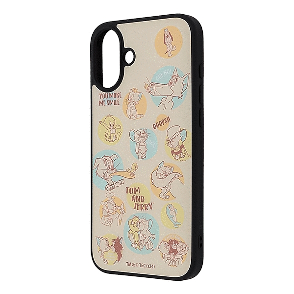 maru 衝撃吸収 バンパー ハイブリッドケース/トムとジェリーとフレンズ