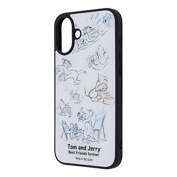 maru 衝撃吸収 バンパー ハイブリッドケース/トムとジェリー_ヴィンテージ