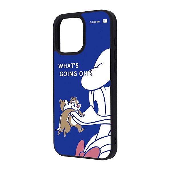 maru 衝撃吸収 バンパー ハイブリッドケース/チップ&デールとドナルド