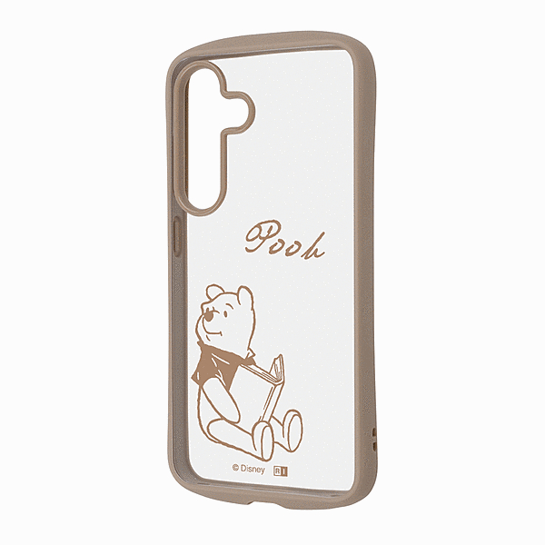 Puffull 衝撃吸収 バンパー ハイブリッドケース/くまのプーさん