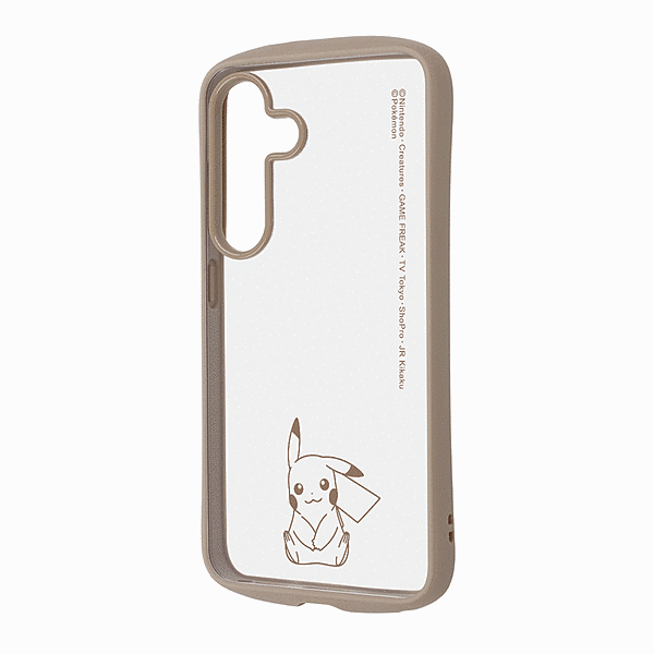 Puffull 衝撃吸収 バンパー ハイブリッドケース/ポケットモンスター/ピカチュウ