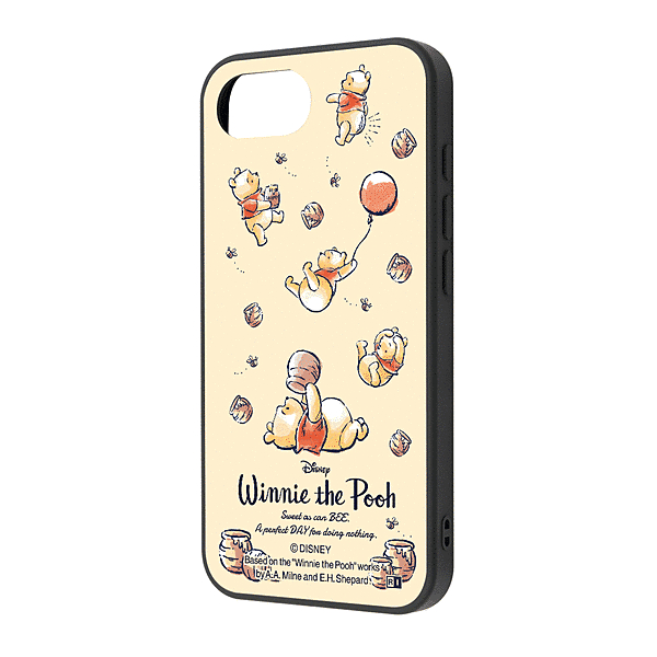 maru 衝撃吸収 バンパー ハイブリッドケース/プーさんとはちみつ