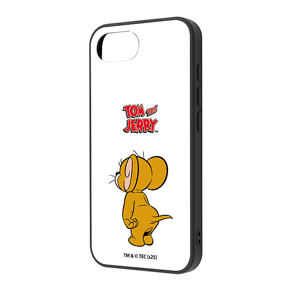 maru 衝撃吸収 バンパー ハイブリッドケース/トムとジェリー/ジェリー_後ろ姿
