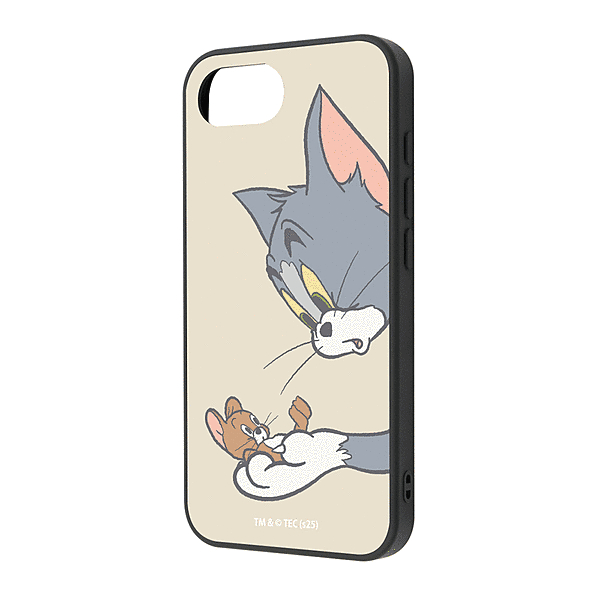maru 衝撃吸収 バンパー ハイブリッドケース/トムとジェリー_キャッチ