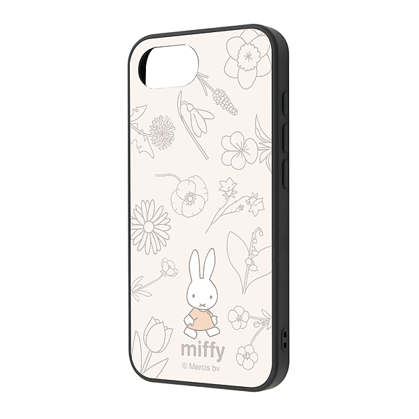 maru 衝撃吸収 バンパー ハイブリッドケース/ミッフィー/フラワー