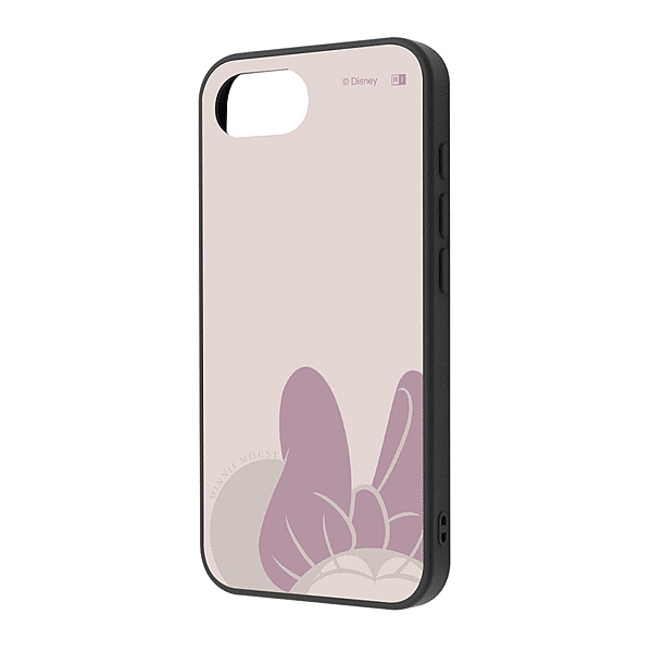 maru 衝撃吸収 バンパー ハイブリッドケース/ミニーマウス_ピンク2