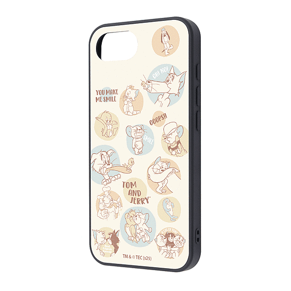 maru 衝撃吸収 バンパー ハイブリッドケース/トムとジェリーとフレンズ