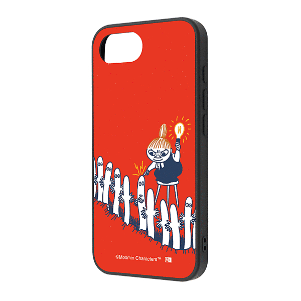 maru 衝撃吸収 バンパー ハイブリッドケース/ムーミン/リトルミイとニョロニョロ
