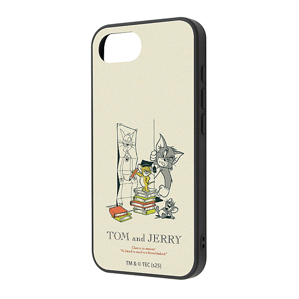 maru 衝撃吸収 バンパー ハイブリッドケース/トムとジェリー/授業
