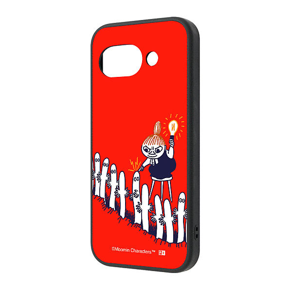 maru 衝撃吸収 バンパー ハイブリッドケース/ムーミン/リトルミイとニョロニョロ