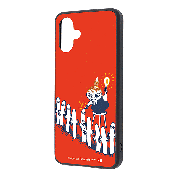 maru 衝撃吸収 バンパー ハイブリッドケース/ムーミン/リトルミイとニョロニョロ