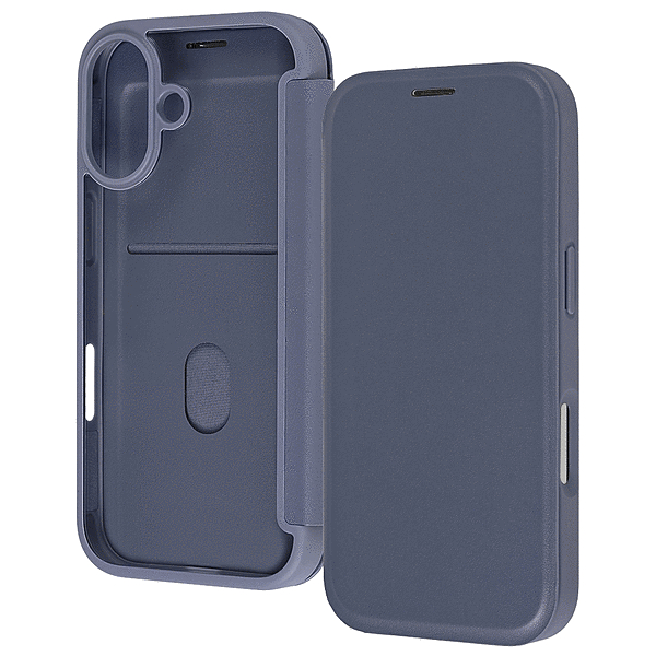 クリアフリップケース マグネット ネイビー