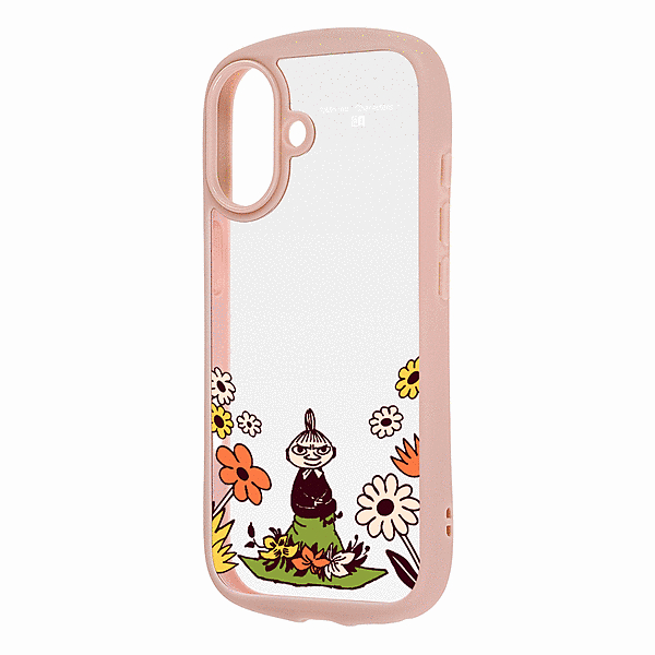 パッフル バンパー ハイブリット ムーミン/リトルミイ&お花4