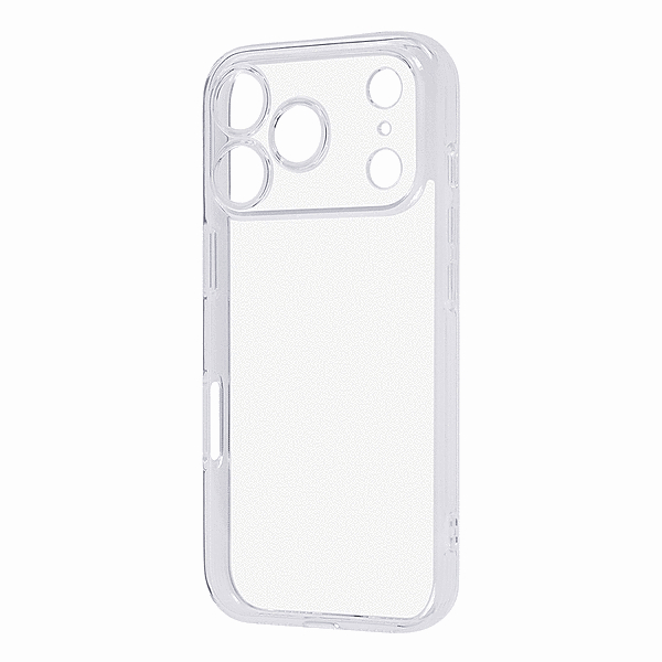 ソフトケース 精密設計 フレームメッキ クリア