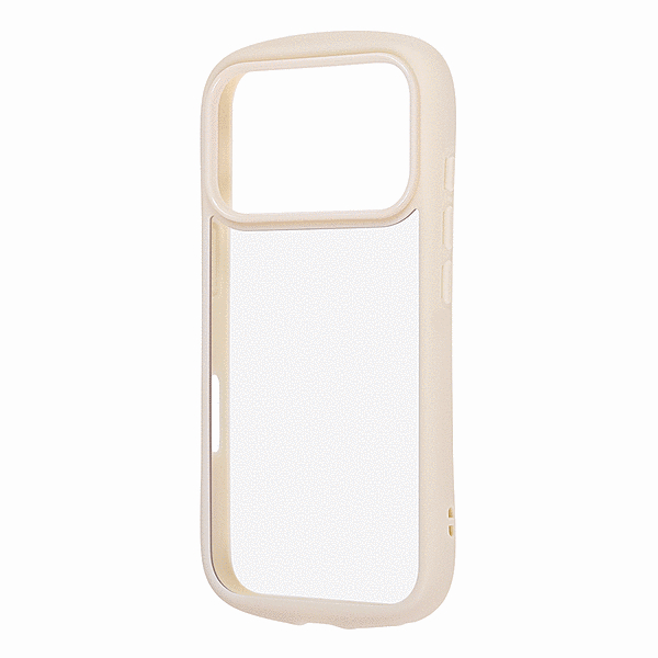 ハイブリッド パッフル レンズガード ミルクホワイト