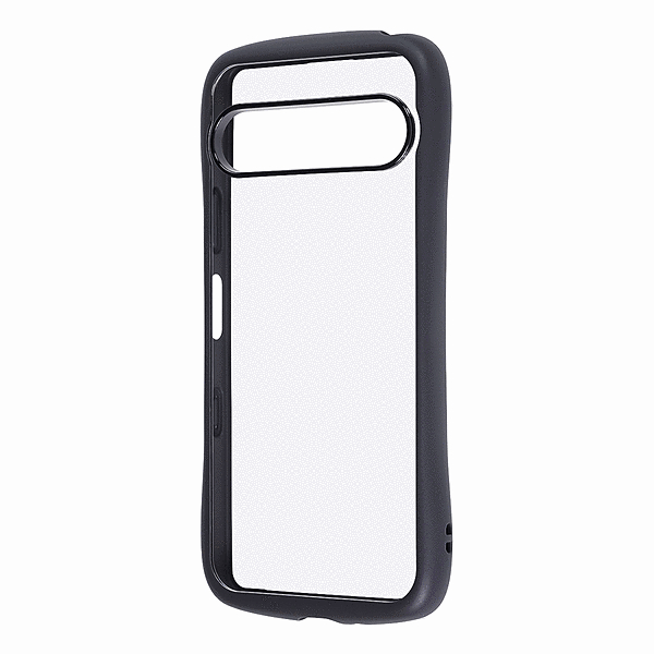 耐衝撃 バンパー ハイブリッドケース/ブラック