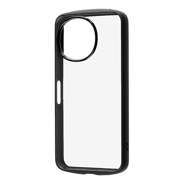 Puffull 耐衝撃 バンパー ハイブリッドケース/ブラック