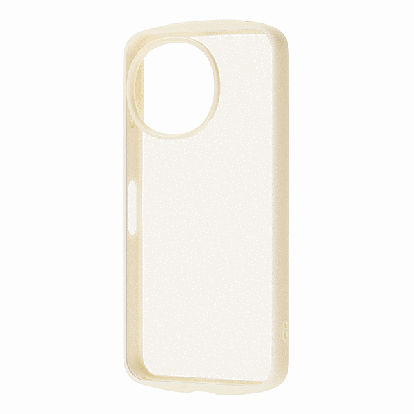 Puffull 耐衝撃 バンパー ハイブリッドケース/ミルクホワイト