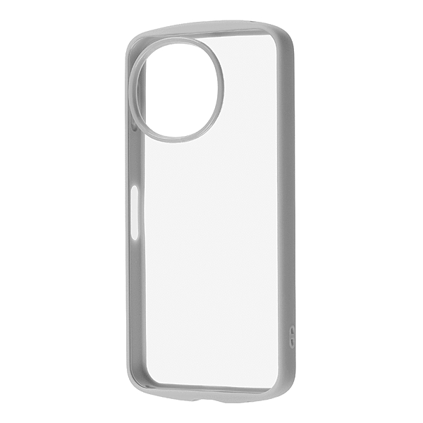 Puffull 耐衝撃 バンパー ハイブリッドケース/グレー