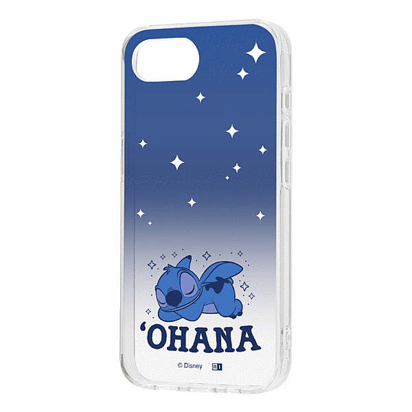 耐衝撃 ハイブリッドケース/スティッチ_おやすみ2