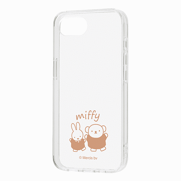 耐衝撃 ハイブリッドケース/ミッフィー/ミッフィーとボリス