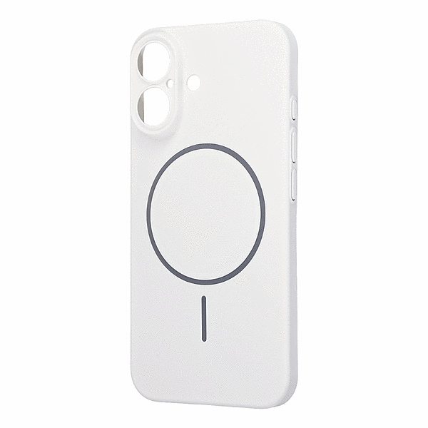 ハードケース スリムフィット 0.6mm+マグネット充電対応/ホワイト