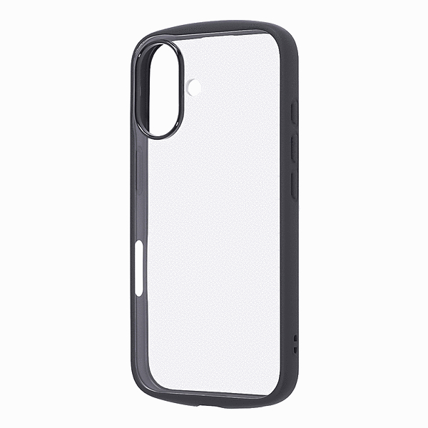 ハイブリッドタフケース Puffull+レンズガードリング/ブラック