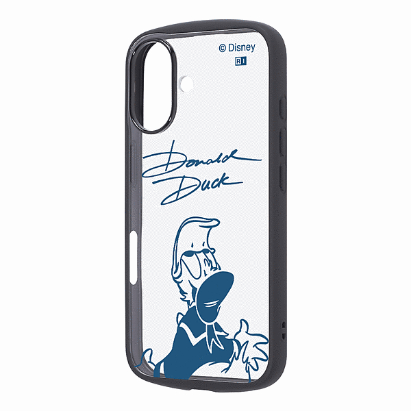 Puffull 衝撃吸収 バンパー ハイブリッドケース/ドナルドダックサイン