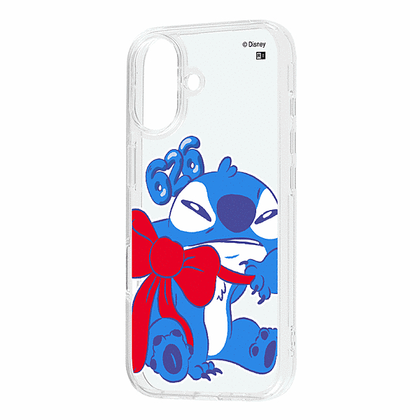 耐衝撃 ハイブリッドケース/スティッチ _リボン