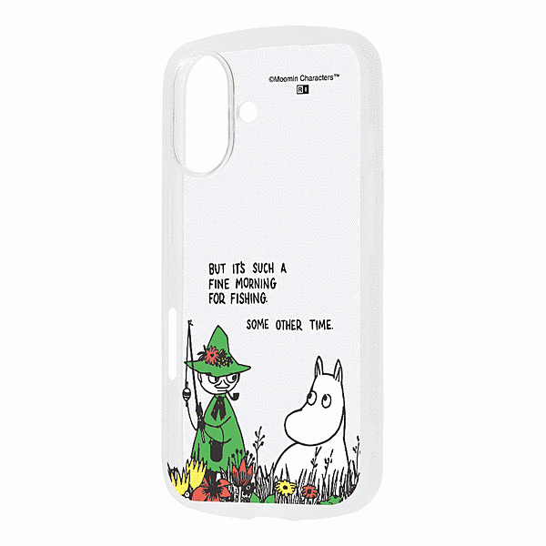 Puffull 衝撃吸収 バンパー ハイブリッドケース/ムーミン/ムーミン&スナフキン2