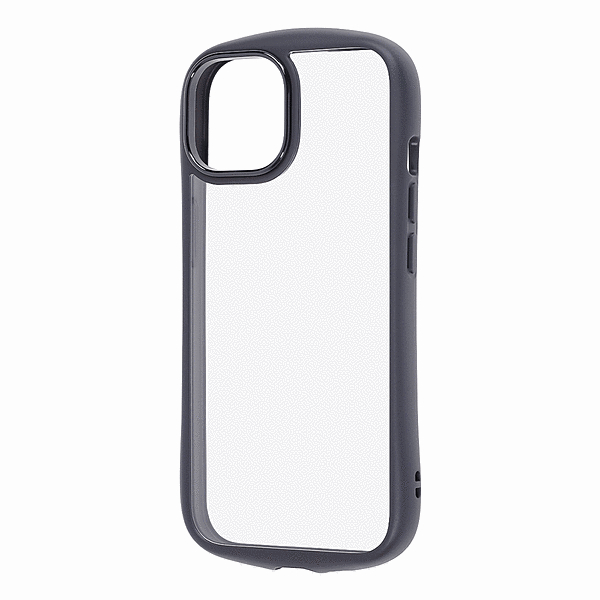 ハイブリッドタフケース Puffull+レンズガードリング/ブラック