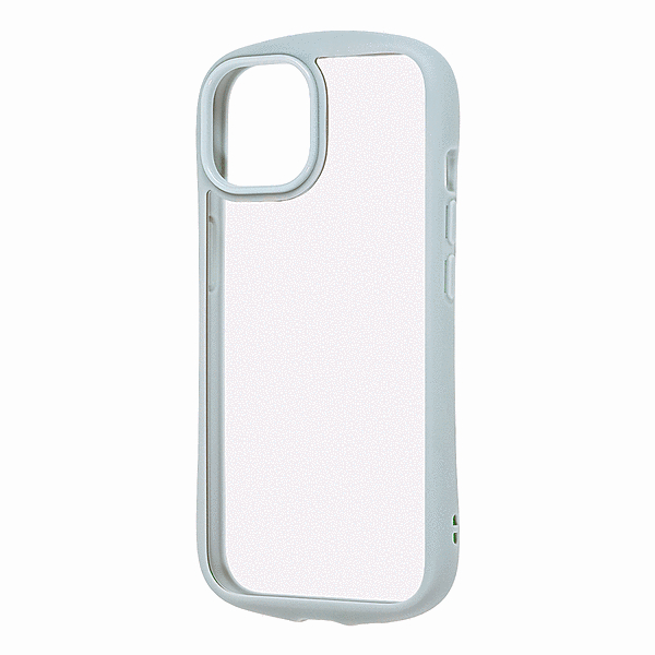 ハイブリッドタフケース Puffull+レンズガードリング/ブルー