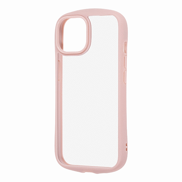 ハイブリッドタフケース Puffull+レンズガードリング/ピンク