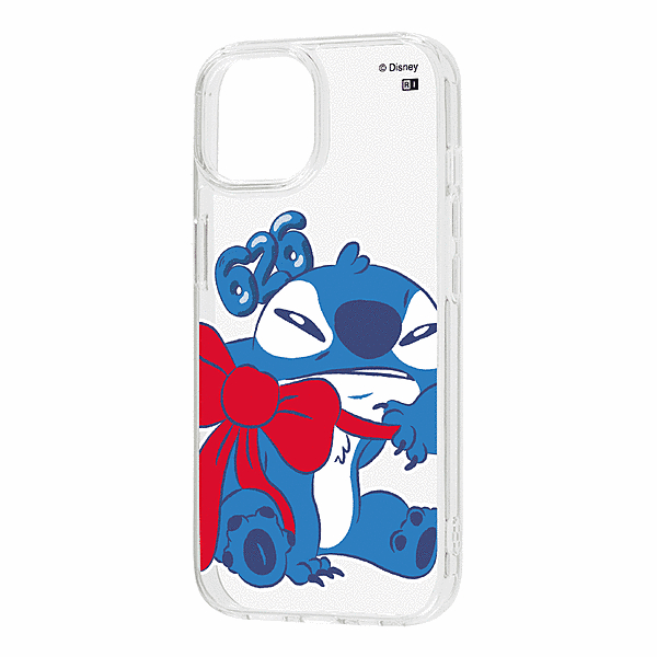 耐衝撃 ハイブリッドケース/スティッチ _リボン