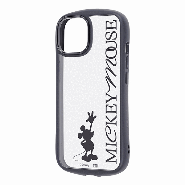 Puffull 衝撃吸収 バンパー ハイブリッドケース/ミッキーマウス