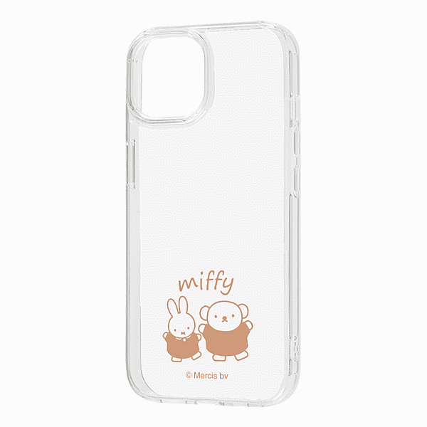 耐衝撃 ハイブリッドケース/ミッフィー/ミッフィーとボリス