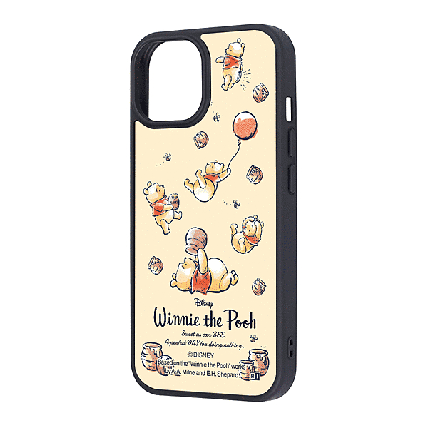 maru 衝撃吸収 バンパー ハイブリッドケース/プーさんとはちみつ