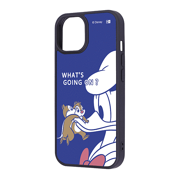 maru 衝撃吸収 バンパー ハイブリッドケース/チップ&デールとドナルド