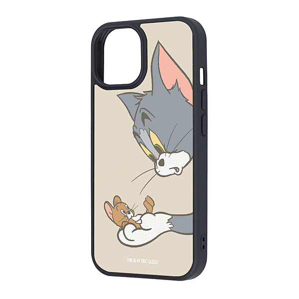 maru 衝撃吸収 バンパー ハイブリッドケース/トムとジェリー_キャッチ