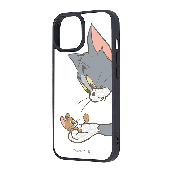 maru 衝撃吸収 バンパー ハイブリッドケース/トムとジェリー_キャッチ_2