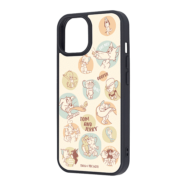 maru 衝撃吸収 バンパー ハイブリッドケース/トムとジェリーとフレンズ