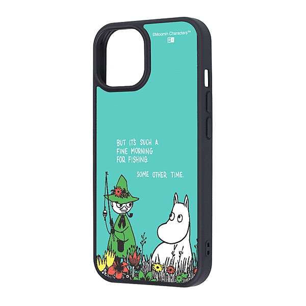 maru 衝撃吸収 バンパー ハイブリッドケース/ムーミン/ムーミン&スナフキン