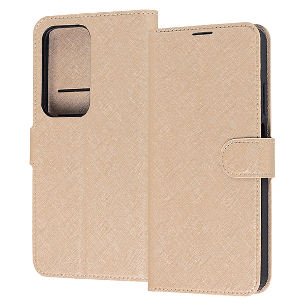 手帳型ケース シンプル マグネット/ベージュ