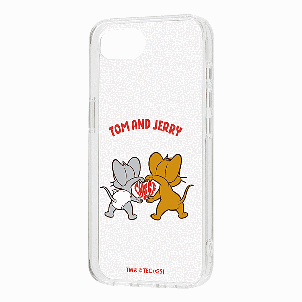 耐衝撃 ハイブリッドケース/トムとジェリー/ジェリーとタフィー_後ろ姿